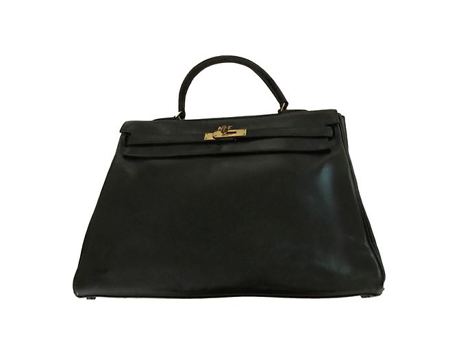 Kelly Hermès Borse Nero Pelle