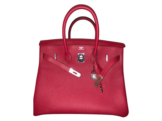 Hermès Birkin 35 Cuir Rouge