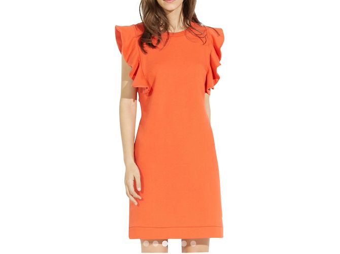 Claudie Pierlot Kleid Orange Viscose