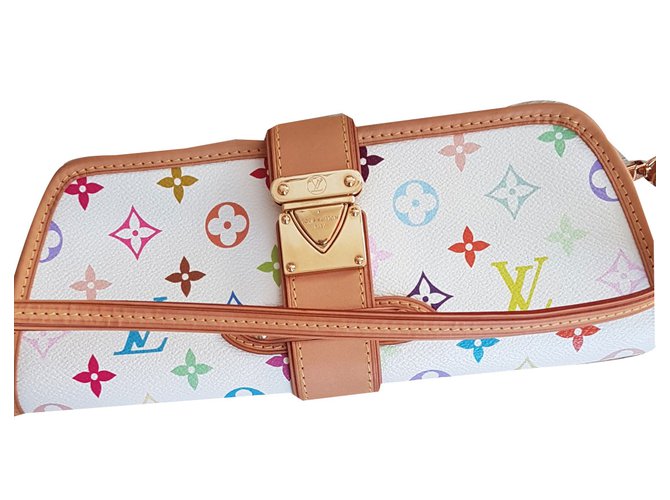 Louis Vuitton Clutch bags White Leather  ref.60741