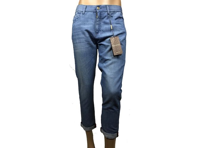 Gucci Jeans denim detalhe web