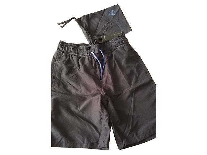 Pantaloncini da bagno neri Ikks per uomo Nero