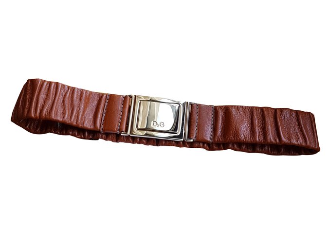 D&G Belts Caramel Leather  ref.60843