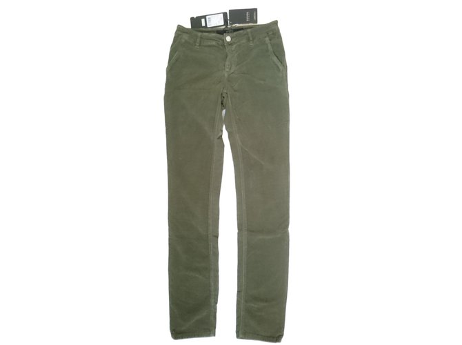 Escada Jeans Green Cotton  ref.60847