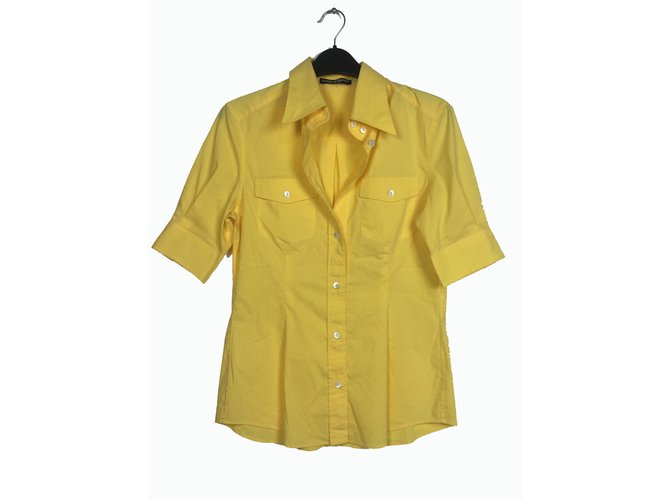 Dolce & Gabbana Cotton yellow shirt  ref.60902