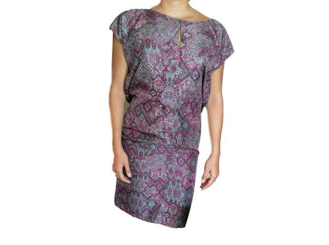 Yves Saint Laurent Dresses Multiple colors Silk  ref.60916
