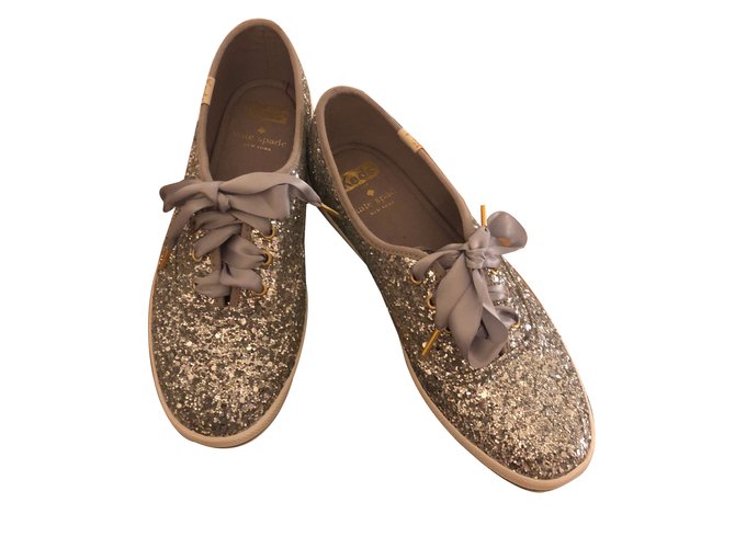 Autre Marque Keds x Kate Spade Coton Argenté  ref.60924