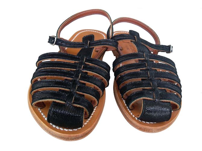 K Jacques Sandals Black