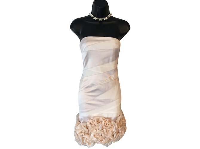 Karen Millen Dresses Cream Silk  ref.61028