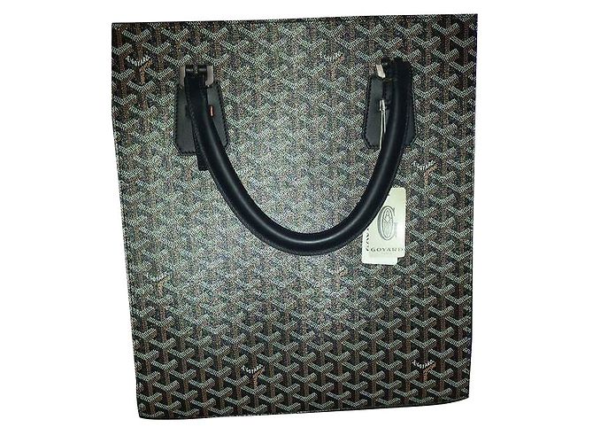Goyard Handtaschen Schwarz Leder