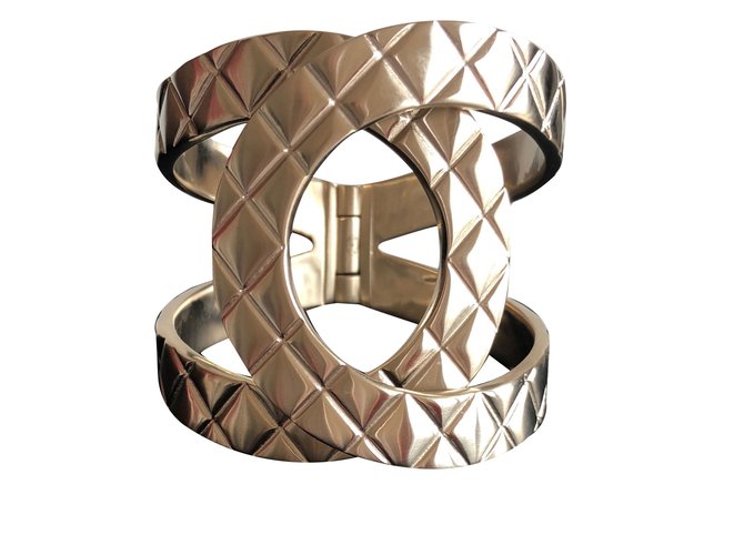 Chanel Bracelets Acier Doré  ref.61075