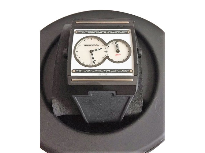 Momo Design dual time wristwatch Black  ref.61110