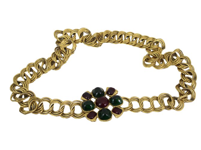 Chanel Necklaces Golden Metal  ref.61111