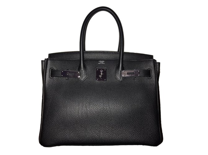 Hermès Birkin 30 Black Leather  ref.61137