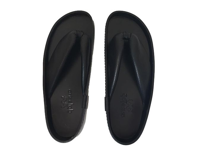 Sandali Artselab in pelle nera 38 IT Nero