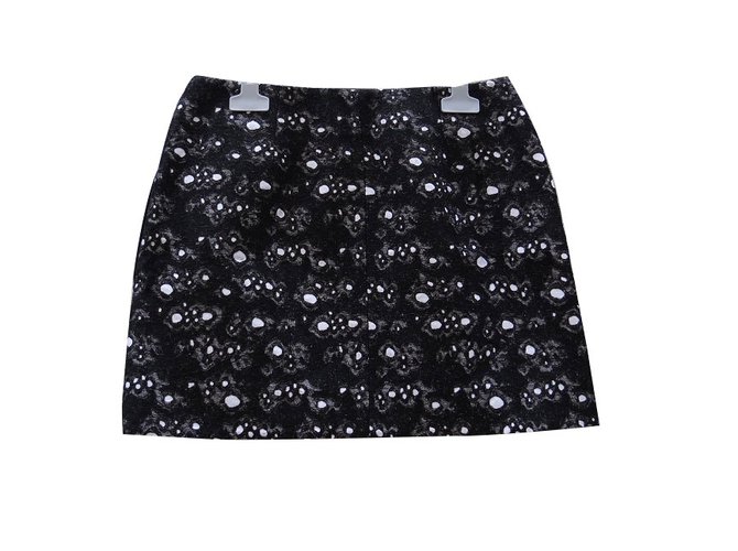 Balenciaga Skirts Black White Cotton Polyester Linen Polyamide  ref.61261