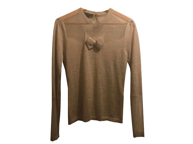 Burberry Kaschmir Top Beige
