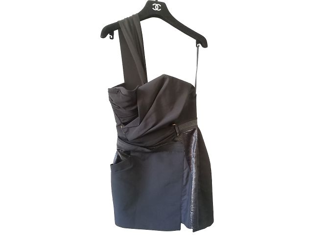 Anthony Vaccarello Mini vestito Nero
