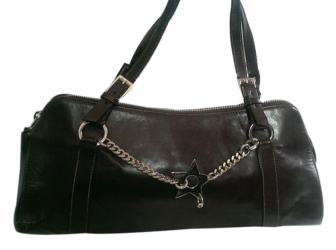 Christian Dior Handbags Brown Leather  ref.61353