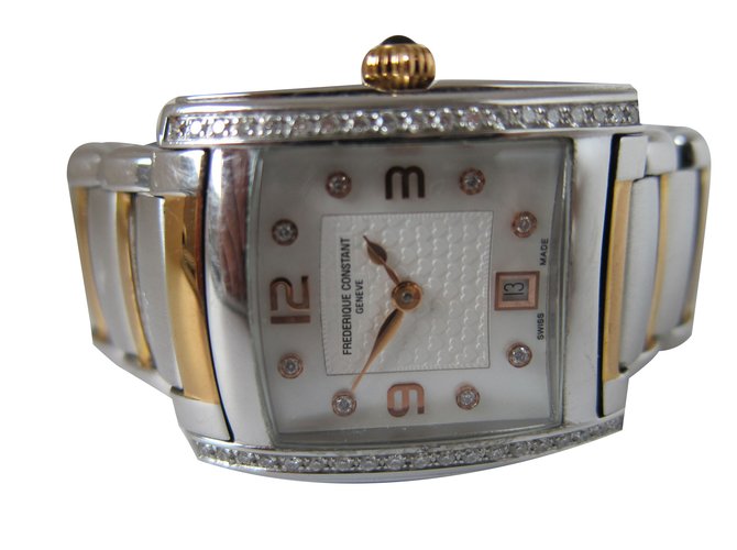 Frederique Constant Feine Uhren Golden Stahl  ref.61364