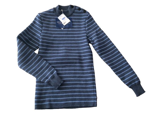Saint James Matelot Bleu Gris