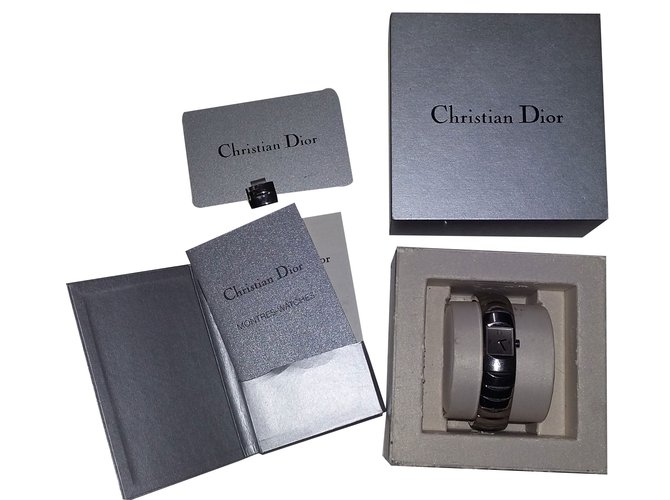 Dior Fine watches Silvery Steel  ref.61480