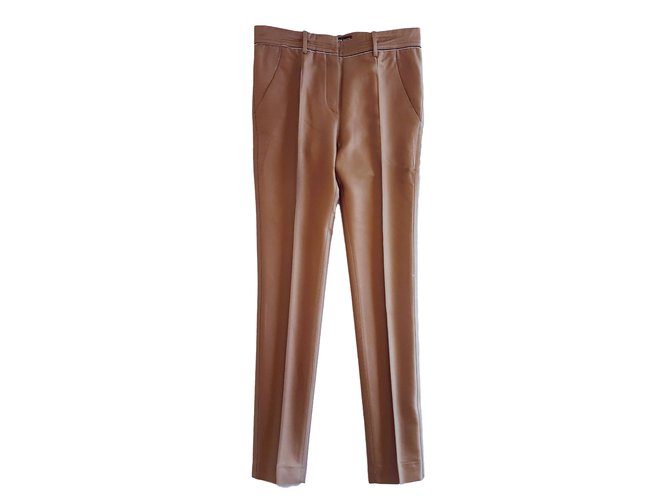 Balenciaga Pants, leggings Copper Cotton  ref.61539