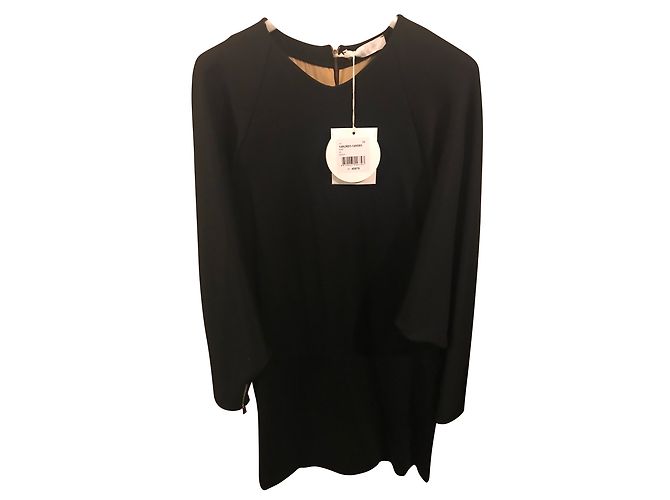 Vestido Chloé de lã preta Preto