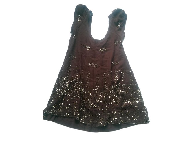 Antik Batik Tops Dark red Cotton Wool  ref.61675