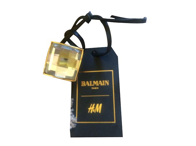 Balmain pour H&M Spiegelring Gold Golden