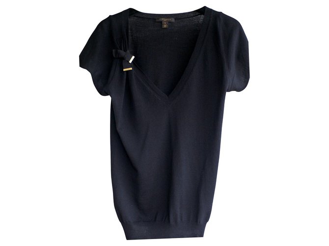 Louis Vuitton Tops Black Wool  ref.61741