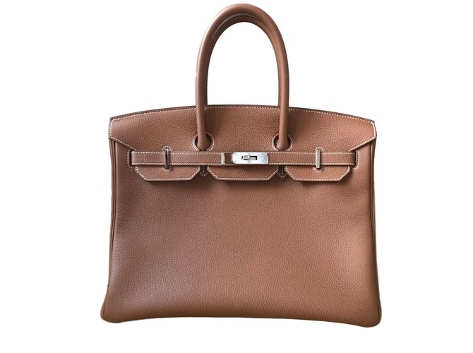 Hermès Birkin 35 Caramel Leather  ref.61765