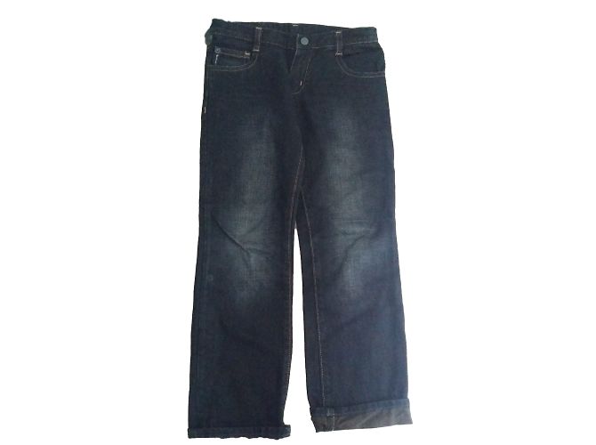 Armani Junior Blue Denim Pants Navy blue