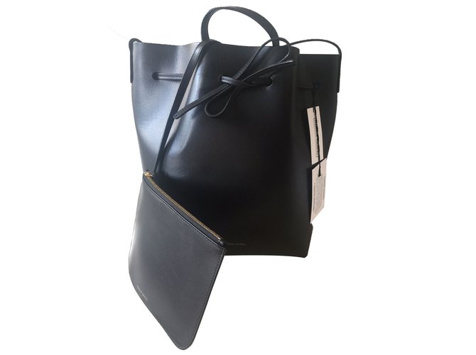 Mansur Gavriel Handtaschen Schwarz Leder  ref.61779