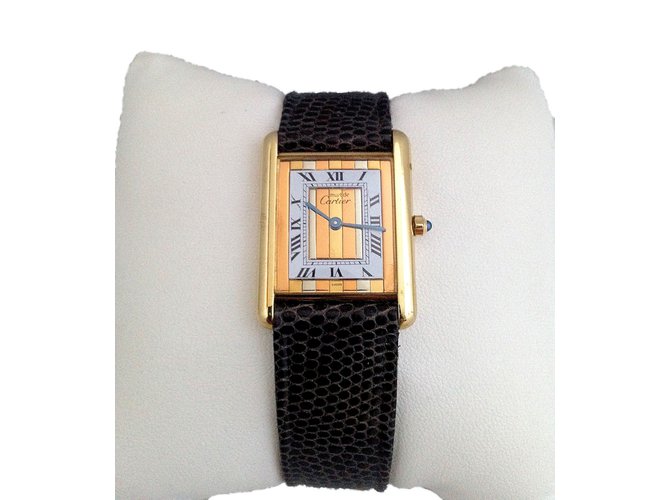Love Cartier Tank Trinity Golden Gold-plated  ref.61813