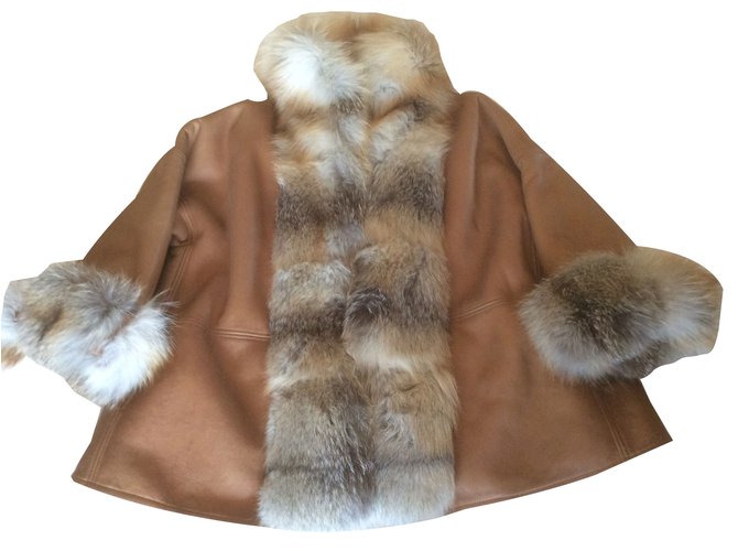 Christian Dior Fur Jacket Caramel  ref.61858