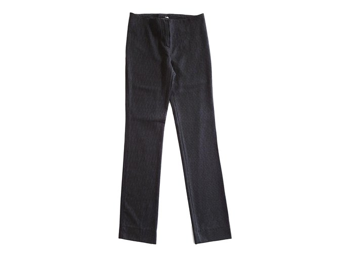 Etro Pants, leggings Dark grey Wool  ref.62039