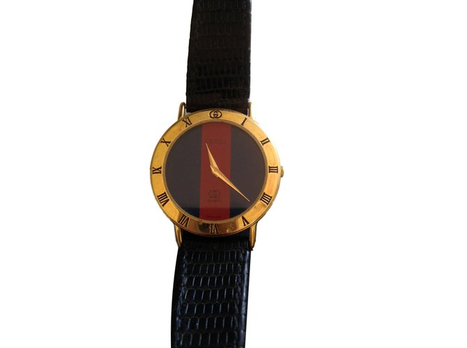 Gucci Relógios de quartzo Dourado Banhado a ouro  ref.62056