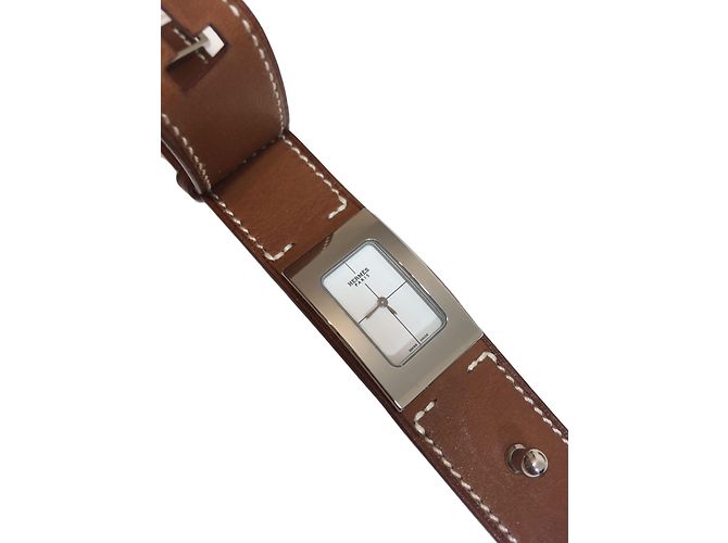 Hermès Cherche-Midi Hellbraun Leder
