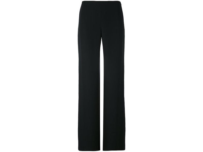 Armani Pantalons Acetate Noir  ref.62096