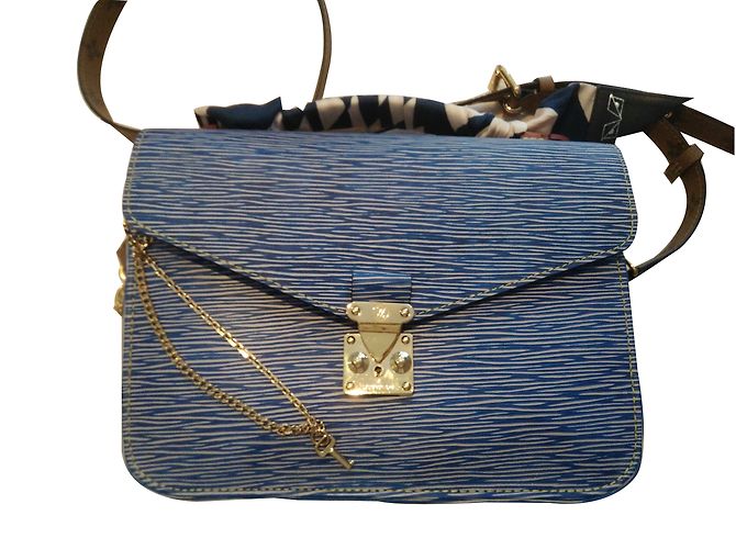 Louis Vuitton metis MM runway denim Blu