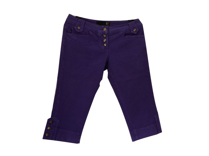 Just Cavalli Jeans Purple Cotton  ref.62215