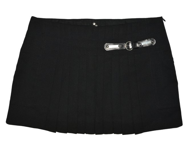 Dondup Skirts Black Wool Elastane  ref.62318