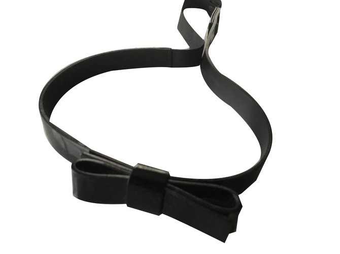 Lanvin Belts Black Patent leather  ref.62361