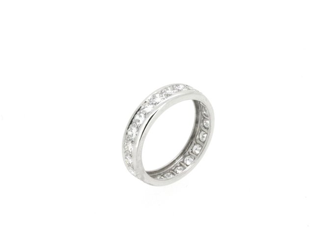 Autre Marque Rings Silvery White gold  ref.62397