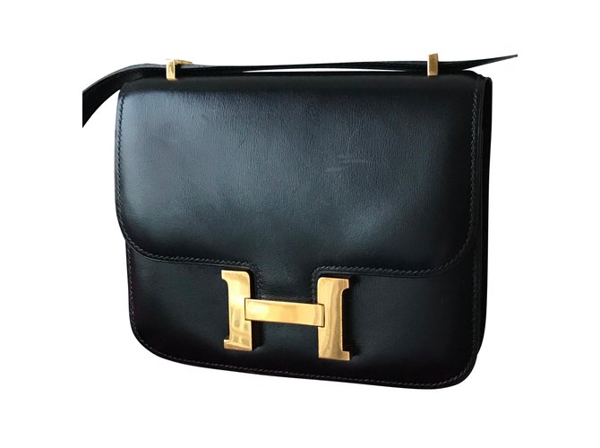 Hermès Constance Black Leather  ref.62487