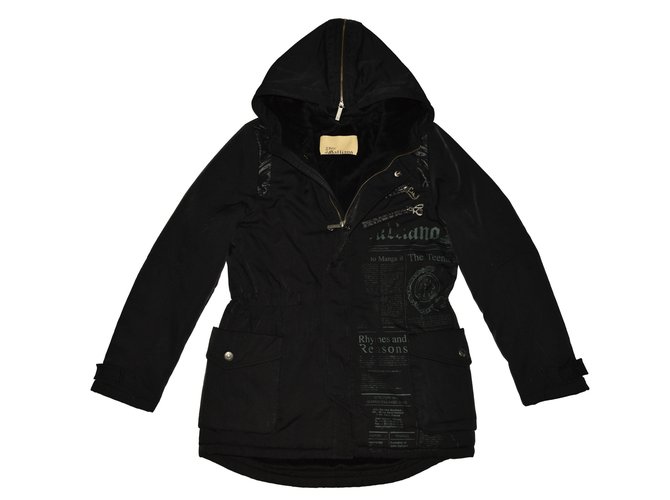 John Galliano One piece Jacket Black Nylon  ref.62530