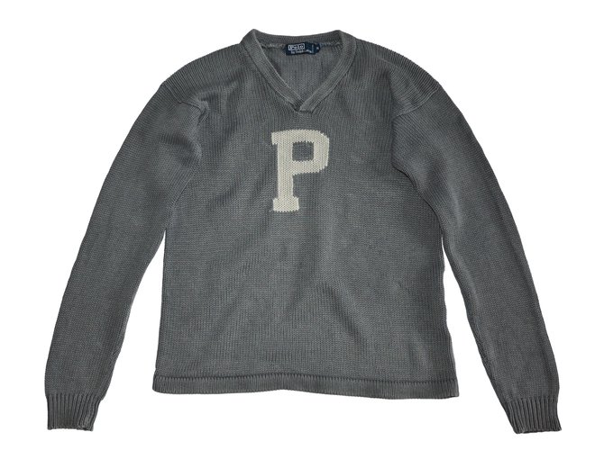Polo Ralph Lauren Sweaters Grey Cotton  ref.62538