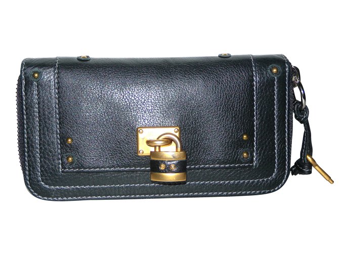 Chloé Wallets Black Leather  ref.62587