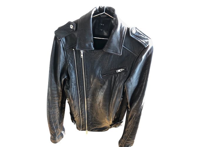 Iro Lederjacke Braun Herren XS
